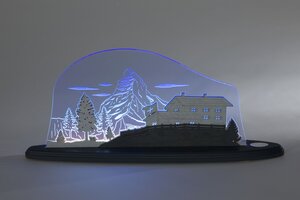 Weigla Motivleuchte "Matterhorn“ 3 D Effect mit LED - Weigla, Weigla