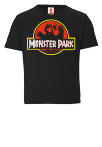 LOGOSHIRT - Sesamstrasse - Krümelmonster - Monster Park - Bio T-Shirt Print - Kinder - LOGOSH!RT