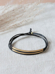 Tube Armband “Tingval” // vergoldet - pikfine