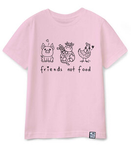 Kinder T-Shirt friends not food aus Bio-Baumwolle - Gary Mash