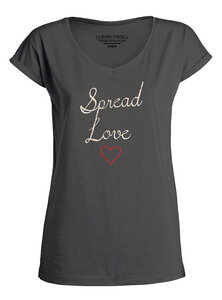 Damen T--Shirt "Imagine Spread Love"  - Human Family