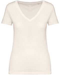Damen Tshirt mit V-Ausschnitt aus 100% Bio-Baumwolle - YTWOO