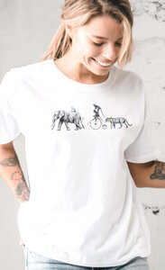 Vegan & Artdesign - Shirt 100% Biobaumwolle / Animals are Friends - Kultgut