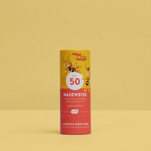 Feste Sonnencreme x Die Biene Maja - Naturkosmetik mit LSF 50 - Extra für Kinder - 4peoplewhocare