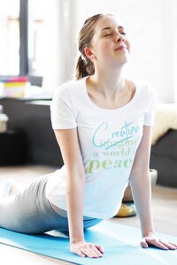 Yoga Shirt | CREATING PEACE - SPARKLES OF LIGHT