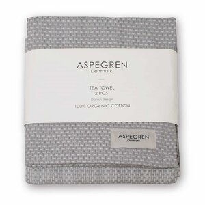 2er Set Tea Towel Waffelstruktur - Bio Baumwolle - Aspegren