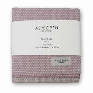 2er Set Tea Towel Waffelstruktur - Bio Baumwolle - Aspegren