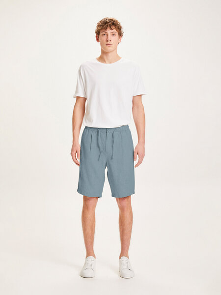 Herren - Hellgrüne kurze Leinenhose Sommer (S) - Vestea (Neu (gemäss Beschreibung)) in Jenaz für Herren - Hellgrüne kurze Leinenhose Sommer (S) - Vestea (Neu (gemäss Beschreibung)) in Jenaz für