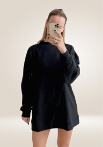 oversized Sweatshirt Turtleneck - noemvri fashion label