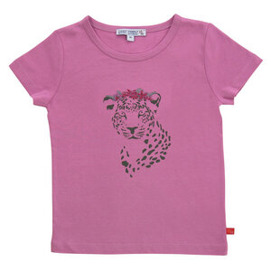 Kinder T-Shirt Leopard mit Blumen reine Bio-Baumwolle - Enfant Terrible