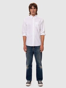 Nudie Jeans - Hemd John Button Down Oxford - Nudie Jeans