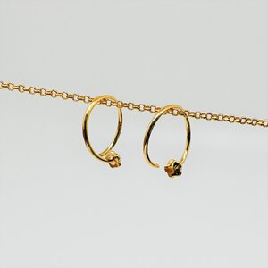Ohrringe Albarella - 925 Silber/18k Gold Vermeil - MOANINA