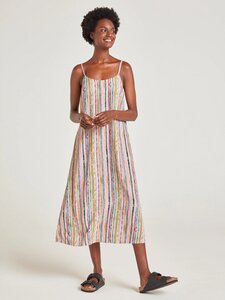 Ecovero Cami Kleid mit bunten Muster Modell: Melinoe - Thought