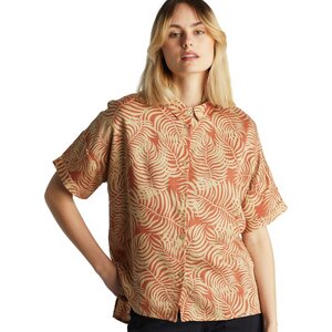 Short Sleeve Shirt Nibe Palm Leaves - DEDICATED