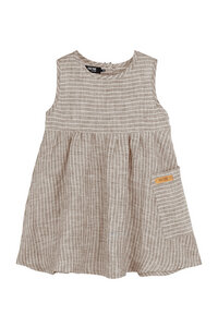 Baby und Mädchen Sommer-Kleid mit UV-Schutz reines Leinen - Pure-Pure