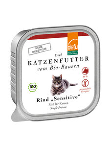 defu Bio Rind Sensitiv Pâté für Katzen - defu