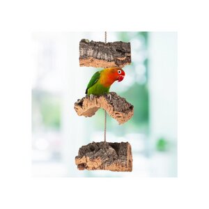 Kork Vogelschaukel "Mobile" aus Korkrinde - Naturkork - Kork-Deko