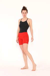 Yoga Shorts high + tight aus Biobaumwolle - YOIQI