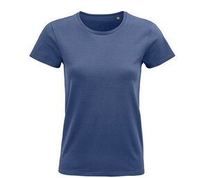 Damen T-Shirt Kurzarm Rundhals in 20 verschiedenen Farben aus Bio - Baumwolle - Sol's