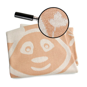 Pandabär Decke aus zertifizierter Bio-Baumwolle - Sonnenstrick