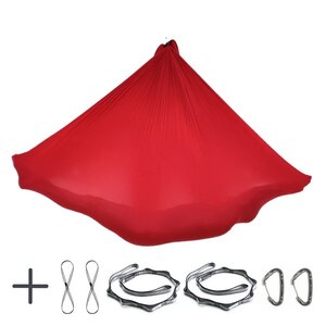 Aerial Yoga Tuch Set - mit Zubehör - Premiumqualität in diversen Farben - YOGALAXY®