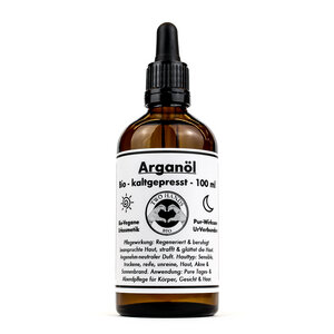 Arganöl - Bio - Vegan - Kaltgepresst - 100 ml - Two Hands BIO