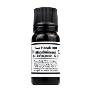 Mandarinenöl - Grün - Bio - Vegan - Kaltgepresst - 10 ml - Two Hands BIO