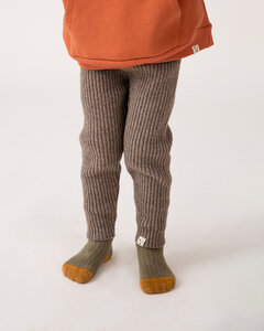 Gestrickte Leggings für Kinder aus recycelter Wolle / Rib Knit Leggings - Matona