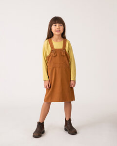 Latzkleid für Kinder aus Canvas Bio-Baumwolle / Retro Pinafore Dress - Matona
