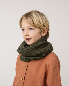 Gestrickter Schal für Kinder und Erwachsene aus recycelter Wolle / Loop Scarf - Matona