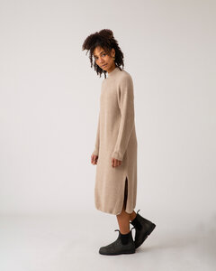 Langes Strickkleid für Frauen aus recycelter Wolle / Knit Dress - Matona
