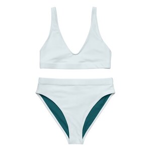 In 23 Farben Recyceltes Bikini-Set mit hoher Taille, bequeme Sport-Bikini - PepMelon