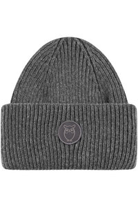 Woll-Mütze - Rib Beanie - aus 100% Merino Wolle - KnowledgeCotton Apparel