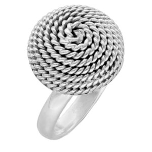 Silber Ring Kordel Fair-Trade und handmade - pakilia
