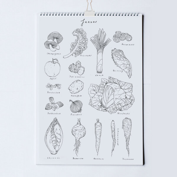 roots of compassion - Saisonkalender von Pia Kraftfutter - 100 % Öko 