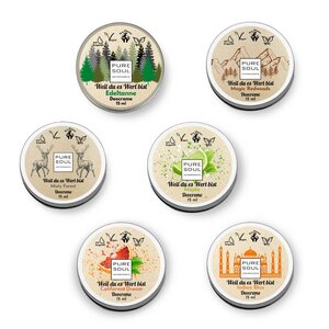 Deo Creme für Männer Starterpaket 6 x 15ml - PURE SOUL Naturkosmetik