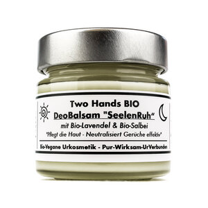 Deo Balsam „SeelenRuh“ mit Bio-Lavendel & Bio-Salbei - Bio Vegan - Two Hands BIO