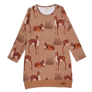 Langarm Kleid aus Baumwolle (Bio) - Walkiddy