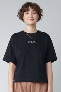 Cropped T-Shirt "EMPOWER" - [eyd] humanitarian clothing