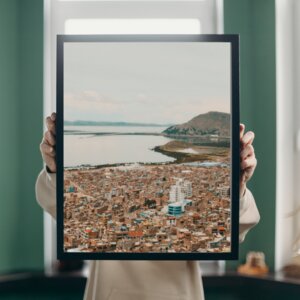 Poster, City of Puno, Peru, Titikaka-See in Peru, Landschaftsposter, Landscape, A0, A1, A2, A3, A4 - verdonna