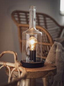 Lampe und WINDLICHT aus der 3l Flasche (30cm hoch) - MaBe