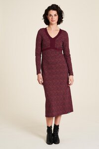 Tailliertes elegantes Jersey-Kleid (W23E05) - TRANQUILLO