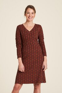 Feminines Midi Jersey Kleid (W23E09) - TRANQUILLO