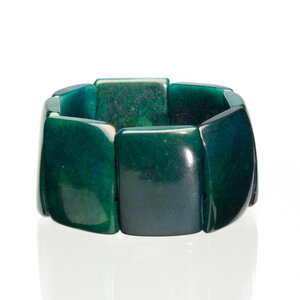 Tagua Armreif Armband petrol - Bea Mely