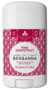 Deodorant Stick, Pink Grapefruit - Ben&Anna
