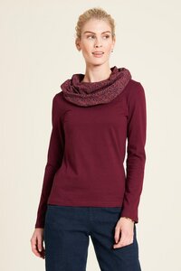 Pullover mit großem Kragen (W23C08) - TRANQUILLO