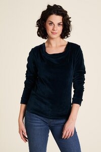 Nicki Pullover mit Wasserfallausschnitt (W23C32) - TRANQUILLO