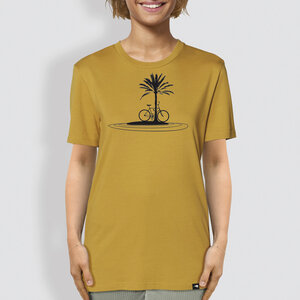 Unisex T-Shirt, "Inselrad", Ocker - little kiwi
