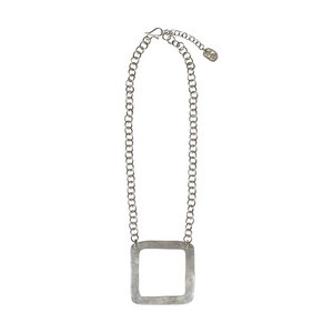 Kette - Square Necklace Silver - People Tree