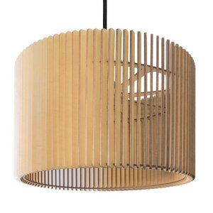 BARRIL - Pendelleuchte aus Holz - farbflut Design
